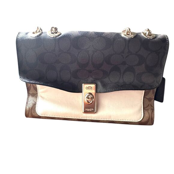 COACH Lane Shoulder Bag Signature Canvas - Picture 2 of 6